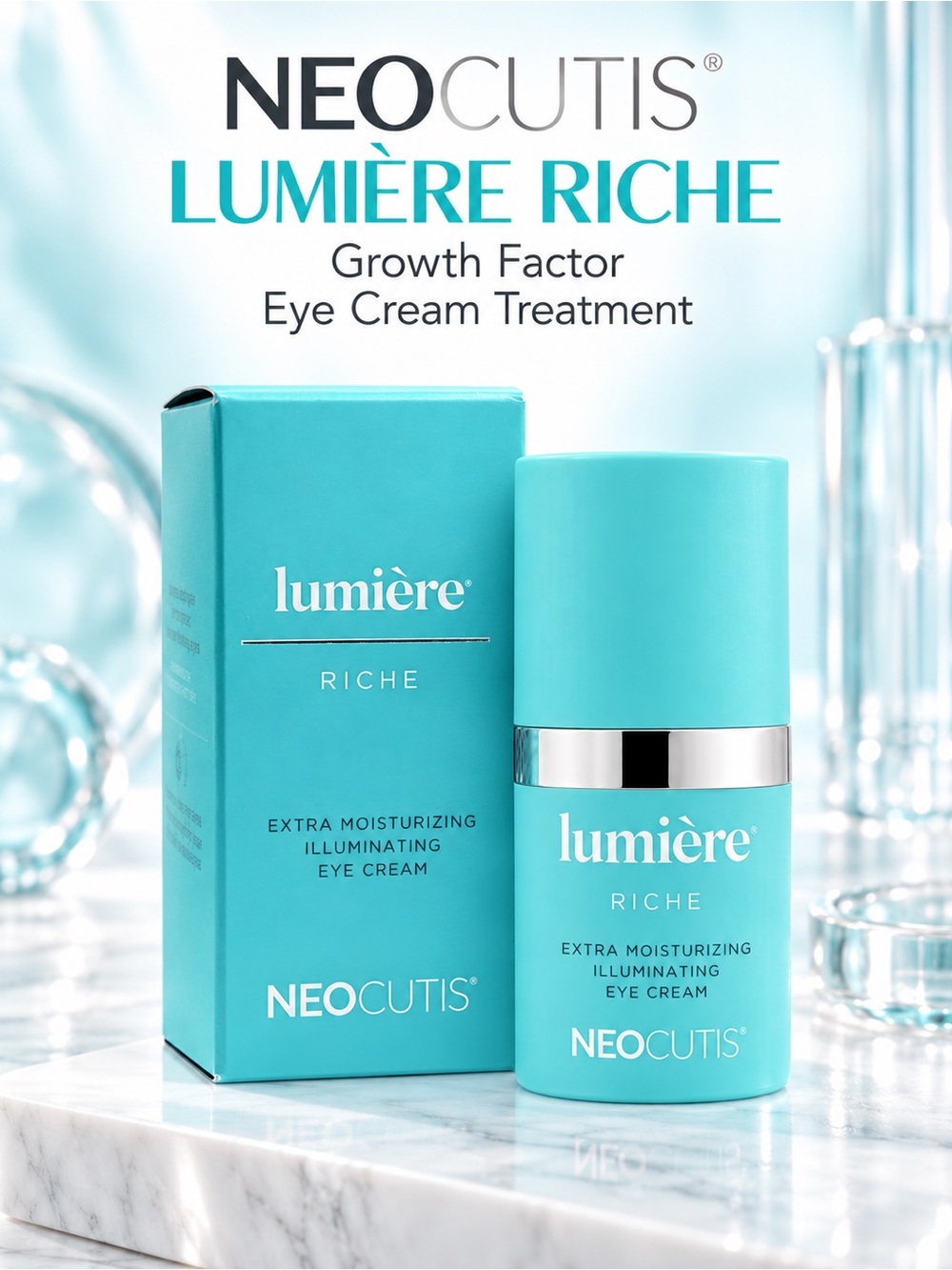 NEOCUTIS LUMIÈRE RICHE Growth FactorEye Cream Treatment NEW